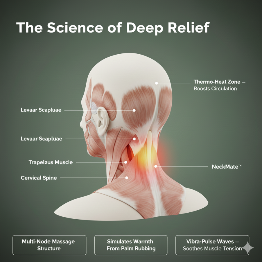 BionicRelief™ — The Smart Neck Massager That Melts Tension in 10 Minutes